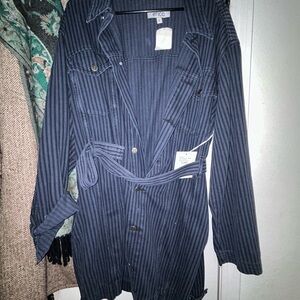 Etica Women's Navy Utility Wrap Dress